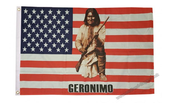 USA Geronimo Flag